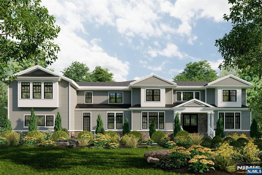 Nestled in the heart of picturesque Short Hills, 81 Athens Road is a breathtaking 9,476-square-foot new construction set on a beautifully landscaped 0.59-acre lot. This luxurious home masterfully blends timeless elegance with contemporary design, creating a sophisticated atmosphere throughout. Upon entry, you are welcomed by soaring ceilings, expansive open spaces and an abundance of natural light. Gleaming hardwood floors, custom millwork and designer touches flow seamlessly between the formal living, dining and family rooms. The chef's kitchen features top-of-the-line appliances, bespoke cabinetry and sleek countertops, opening directly into a spacious family room ideal for both intimate gatherings and grand-scale entertaining. Seven generously sized en-suite bedrooms, including a sumptuous primary suite, provide comfort and privacy for every member of the household. Eight full baths and two half baths, all with spa-like finishes, elevate daily living. The lower level impresses with a large recreation room, a fitness room, a future movie theater and an additional bedroom suite. Outdoor spaces are equally captivating, offering two large terraces, meticulously designed landscaping and ample room for a pool, perfect for al fresco dining, entertaining and relaxation. Situated in one of Northern New Jersey's most coveted neighborhoods, 81 Athens Road is a rare opportunity to enjoy refined living at its finest. The estimated completion date is September 15, 2025.