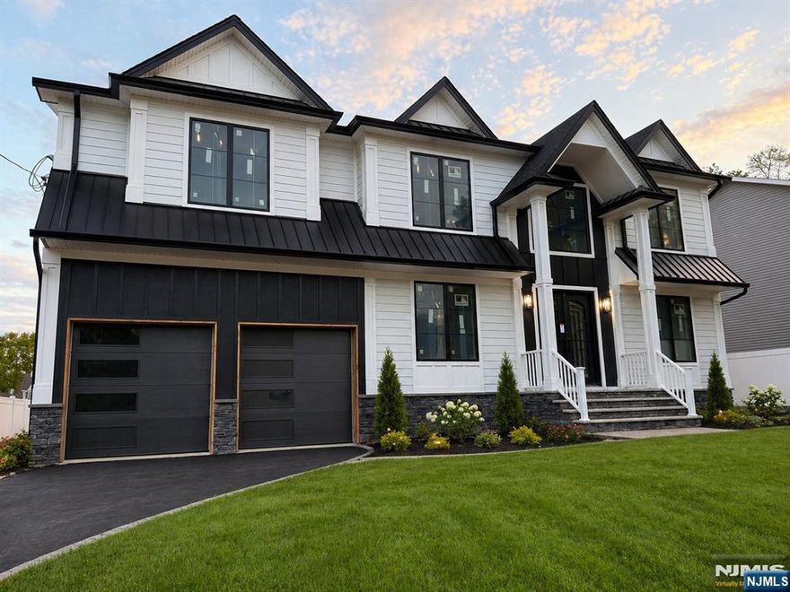 Welcome to this Stunning New Construction on Paramusâ€™ Desirable West Side! Built by a premier Paramus builder, this exceptional home offers 5 bedrooms and 6.5 baths, blending luxury design with modern functionality. A grand two-story foyer welcomes you into elegant formal living and dining rooms, ideal for entertaining. The heart of the home is the chefâ€™s kitchen, featuring high-end stainless steel appliances, a quartz top center island, custom cabinetry, a bar and an open-concept layout that flows seamlessly into the impressive two-story great room with a gas fireplace. A half bath and a first-floor bedroom with full bath provides flexibility for guests or extended living. Second floor features, the luxurious primary suite offers a private retreat with its own gas fireplace, a spa-inspired bath with a double shower, and two walk-in closets. Three additional en-suite bedrooms and a convenient second-floor laundry room complete this level. The fully finished basement is designed for entertaining, featuring a recreation room, home theater, exercise room, and a full bath. Outside, enjoy a fully fenced yard with a beautiful paver patio, perfect for relaxing or hosting. New construction on an existing foundation, ideally located in one of Paramusâ€™ most sought-after neighborhoodsâ€”this home truly offers the best in upscale living.