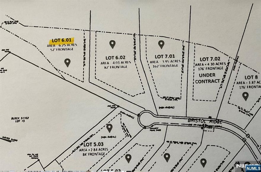 This is your chance to build your dream home in Boonton Township! This very private lot (#6.01) is at the end of the cul-de-sac, located in development of Stonehenge at Boonton Township. Well and septic bed have already been installed. Utilities at the curb, gas is in the street, electric, Cablevision and Verizon available. MOUNTAIN LAKES HIGH SCHOOL and in a neighborhood of 2 million plus estate homes.
