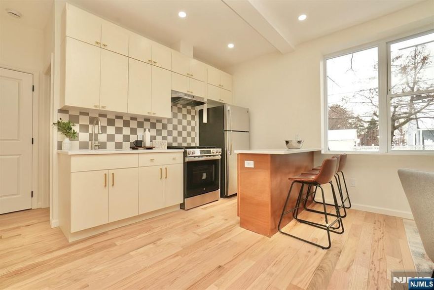 Newly renovated 2-bed, 2-bath rental in prime Bogota, New Jersey location. Spacious open kitchen/living layout, wall A/C, and generous bedrooms. Building features laundry access, 24-hour security cameras, and digital keypad entry. Close to NYC buses, major highways, schools, and local restaurants. Move-in ready and commuter-friendly.