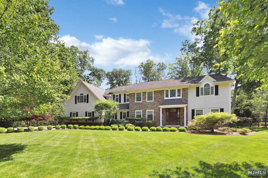 Amazing opportunity! Exquisite custom-built home situated in sought-after Donnybrook section. Quality noticed instantly upon entering the 2 story, front to back dome ceiling entry foyer. Impressive architectural design abounds. Living room has oak hardwood floors with inlay of Brazilian cherry, maple & walnut. Dropped cove ceiling with rope lighting in formal dining room. French doors to Guest bed/library. Dream kitchen with radiant heat, sun drenched breakfast area, pantry & cove lighting above center island. Outstanding wall of windows in 2 story Family rm/stone to ceiling FPL crown molding. Full bath, PR Laundry Mud room complete first floor. Primary suite with sitting area, cathedral ceiling/cove lighting, 2 WIC Primary bath has radiant heat stunning barrel vault lit ceiling. 2 large bedrooms W Jack & Jill Bathroom, Additional En Suite Bed, Huge bonus Rm/Bedroom, All bedrooms have custom built closets Rear staircase 3 car garage, Professionally landscaped Easy commute to NY.