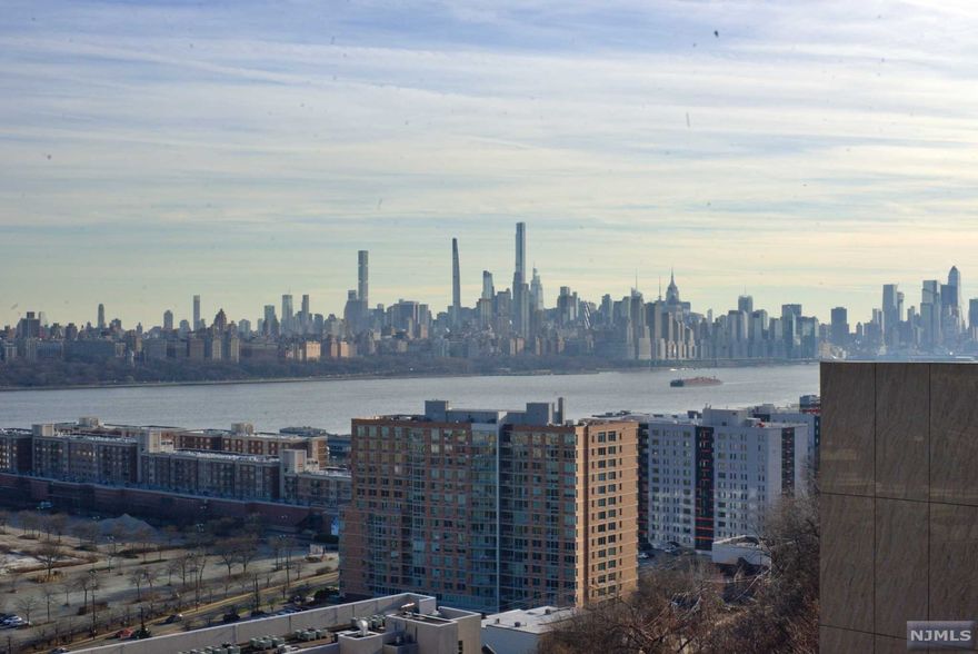 Spectacular skyline and river views from all floors... floor to ceiling windows. Unit is over 3650 sq ft of living space with 4 bedrooms, 3 1/2 baths...Unique Roof top deck with its outstanding views becomes one of summer's great entertaining centers. Miele brand appliances, hardwood floors, in unit elevator...too many amenities to list. Having 4 security cameras monitoring all outside areas, another plus to the quietness and safety of these units.