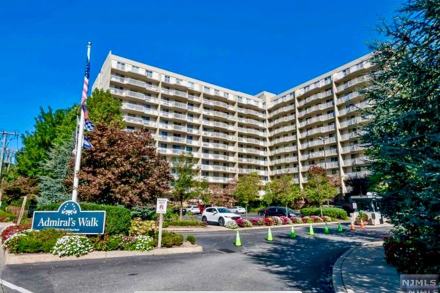 Welcome to your gorgeous new home right on the Hudson! This expansive apartment boasts 1075 square feet, including a large terrace balcony, a master bedroom suite with a walk-in closet, an extra half bathroom, in-unit Washer & Dryer, and renovated Chef's kitchen! The Admiral's Walk complex is the resort-lifestyle on the Hudson: In-ground swimming pool & sunbathing deck, tennis/basketball courts, exercise room, sauna, 24-hr concierge and gateguard. All amenities, maintenance, heat & hot water, one parking spot AND Spectrum cable/internet are INCLUDED IN RENT! Enjoy (almost) all inclusive resort living while keeping an easy NYC commute mere steps from the ferry and blocks from the GWB.