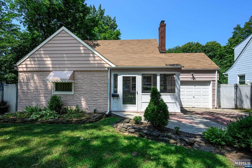 Lovely 4 Bed 2 Bath Cape Cod in desirable Teaneck is waiting for you! Well maintained inside and out, ready and waiting for its new owners! This beautiful home features a front Sunroom that welcomes you in, along with a spacious Living room with gleaming hardwood flooring that shine and flows effortlessly into the Formal Dining room for easy entertaining. Galley Kitchen offers ample cabinet storage, ceramic flooring, and recessed lighting. Down the hall, find the main Full Bath along with 2 generous Bedrooms. Upstairs, find the 2nd Full Bath, 2 more private Bedrooms, and a versatile Landing, great for a Home Office! Full Basement with laundry and utilities adds to the package - finish it off for even more living space! Plush large Backyard with Patio is completely fenced-in for your privacy. 1 Car Garage, ample parking, the list goes on! Come & see TODAY!