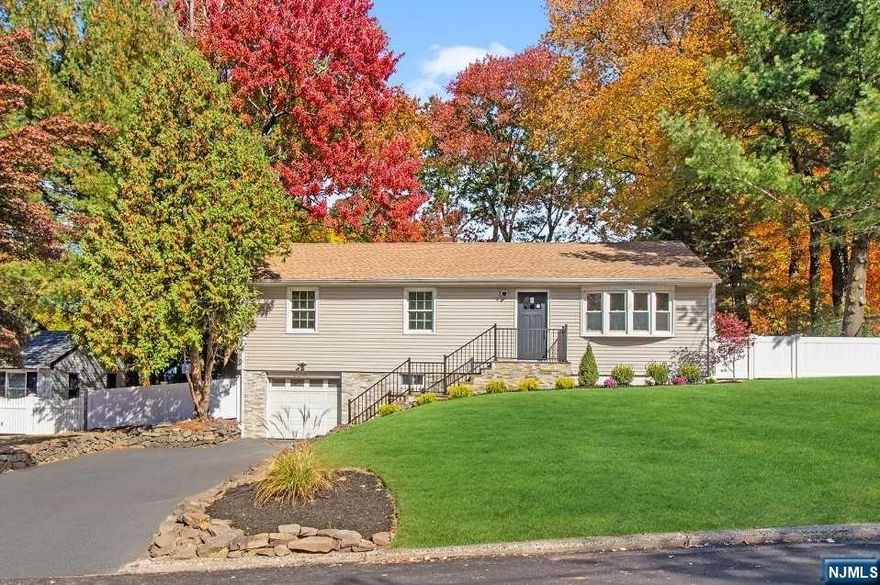 Your dream home awaits you! This stunningly remodeled 3 BR/2 BA ranch is situated on a sought-after CUL-DE-SAC in Cedar Grove. Some of the features are brand new: quartz counter tops, stainless steel appliances, stand-up shower, luxury soaking tub, newly sanded & stained hardwood floors, brand new finished basement, central air and much more. Step into the spacious living room with ample sunlight. Next is the dining room with sliding doors leading to a spacious deck (great for entertaining) and a pet's dream backyard with plenty of flat ground to run on. All 3 bedrooms and main bathroom are conveniently located on the first floor. The finished basement with full bath is great for lounging or entertaining. It's only an 8 minute drive to Montclair State University Rail Station parking deck for NYC midtown direct or Hoboken trains. Close to major highways, shopping, restaurants, and more. **HIGHEST AND BEST BY 12PM ON FRIDAY, NOV 1ST**