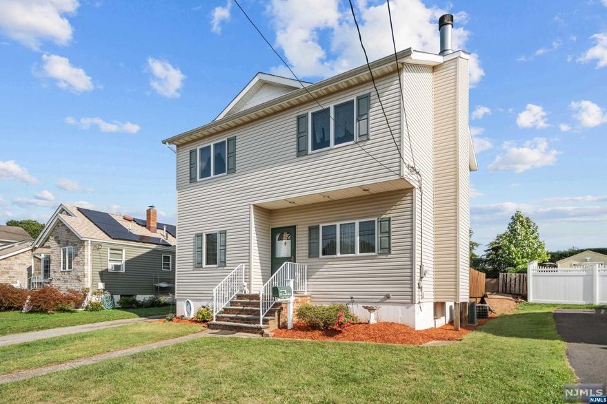 Welcome home to this stunning home located on a quiet residential area within a close proximity to Plauderville Train Station, parks, shopping and schools! This home features a living room with a wood fireplace, dining room, kitchen, full bathroom and entry to the backyard on the first floor. Second floor offers three bedrooms and full bathroom as well as pull down stairs to the attic. Full partially finished basement with laundry and utility room. Hardwood floors on the first floor central and forced hot air.