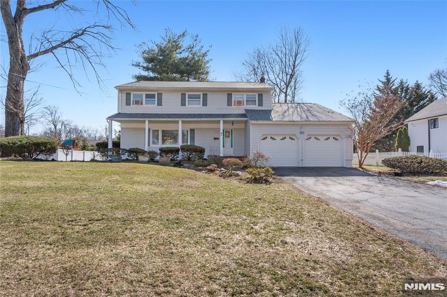 LOOK NO FURTHER ! Spacious Colonial on quiet reidential street in the desirable Pascack Valley town of Hillsdale close to NY transport (train and bus), library, shopping, top rated schools and houses of worship. Original owner. Large bright Living Room. Hardwood floors. Baseboard heat. Dining Room. Large Family Room with sliding doors to Patio. Laundry on 1st floor. Eat-In-Kitchen with granite countertops. Powder Room. 4 Bedrooms and 2 Baths on the second level (Primary Suite). Attic. Large semi-finished Basement. 3 year old Roof. Attached oversized double Garage. Spacious backyard. A fantastic opportunity. Not to be missed !