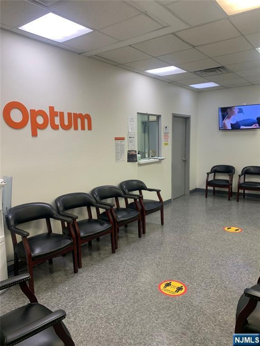 The Columns building. Excellent location !! Steps to NYC bus and train as well as center of town. Designed for Medical practice Can be combined with adjoining suite for larger group practice. Large parking lot in rear. Copy of Architect plans @ LB
