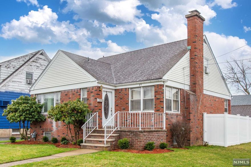 Here is your opportunity to make this updated Cape located on a quiet street yours! The first floor offers spacious living room with a wood burning fireplace and a separate formal dining room. This home also offers a new eat-in kitchen with stainless steel appliances, Quartz countertops, tiled backsplash and a breakfast nook. The original hardwood floors are well-maintained and are featured throughout the home. The first floor offers oversized bedrooms including the primary bedroom, full bathroom and second bedroom. The second floor features two additional large bedrooms with plenty of storage space. Large finished basement with half bath and separate shower and laundry area. Mechanical upgrades include HVAC system (2019), newer hot water heater, as well as newly installed recessed lighting! Also, the beautifully landscaped yard is fully fenced in for added privacy. Enjoy all this close to major highways, NYC transit, shopping and restaurants!