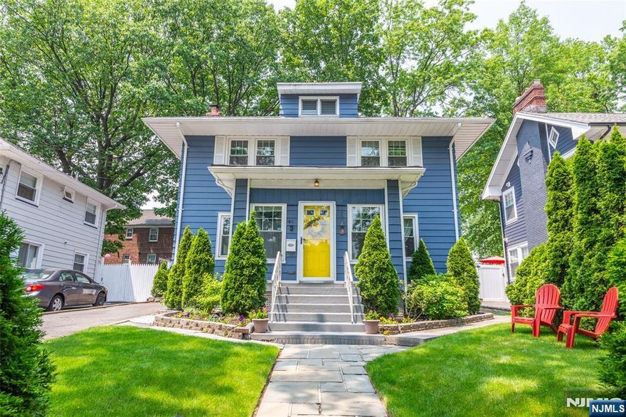 Welcome home to contemporary charm and character on a hideaway block in Bloomfield. Continuously renovated and perfected over the years, this home will catch your eye and hold it. Step into your multipurpose foyer, take off your shoes and coat, and head inside to find modern elegance. The stairwell is flanked on the left by a spacious living room with ample room for seating, decorations, and a complete entertainment nook, all centered by your wood-burning fireplace. On the right side of your first level is a luxurious dining area and stunning kitchen with a large island, an abundance of storage, upgraded appliances, a wine fridge, and one-of-a-kind countertops. Don't miss your hidden first-floor powder room near the back door. Head upstairs to find four generous bedrooms, comfortable closet space, and your first full bath. Upstairs, on the next level, you'll find an enormous amount of storage and possibly a future transformation. Head back downstairs to your finished basement with rec area, modern bar, utility room, and separate laundry room, as well as a second full bath. Peek outside to your upgraded and private backyard patio ripe for entertaining, grilling, and evenings under the stars. Easy transportation to NYC and a stone's throw from all the amenities you need to lay down your roots.