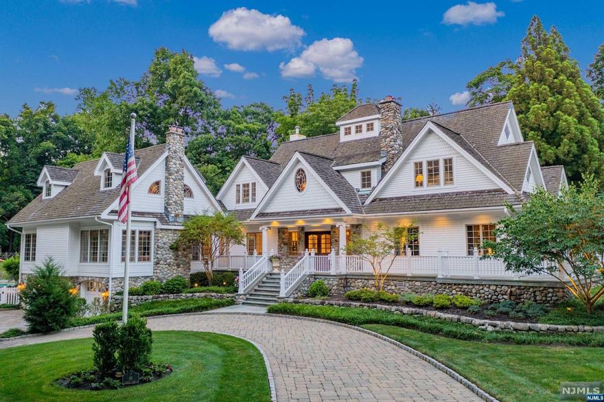 RARE OPPORTUNITY TO OWN ONE OF THE MOST BEAUTIFUL HOMES & PROPERTIES IN ALLENDALE. A TIMELESS BEAUTY SITUATED ON 1.78 ACRES OF MATURE LANDSCAPE IS A DREAM COME TRUE. CUSTOM FARM HOUSE WITH COVERED FRONT PORCH, CEDAR SIDING & ALL CEDAR ROOF. GUNITE POOL W/SPA, EXTENSIVE BLUE STONE PATIOS, SEATED OUTDOOR ISLAND W/BUILT IN BBQ. GRAND ENTRY W/FIREPLACE, STUNNING MILL WORK & HARDWOOD FLOORS. OVERSIZED DR OVERLOOKS THE PRIVATE OASIS. LR W/BEAMED CLG & FP. NEWER KITCHEN W/OVERSIZED QUARTZ ISLAND, HIGH END APPL W/WALLS OF WINDOWS & BRIGHT BRKFST RM. STUNNING GREAT ROOM W/VAULTED CLG, CSTM BEAMS,FP AND WALLS OF WINDOWS IS A SHOWSTOPPER! 1ST FL PRIMARY W/LUX BATH, PRIV PATIO & WIC. 5 ADDT'L LARGE BRS, ALL W/UNIQUE DETAILS & 2 LARGE UPDATED BATHS. FINISHED LWR LEVEL W/GAME RM, GYM FULL BTH, REC AREA & LNDRY. CUSTOM 3 CAR GARAGE. ALL PAVER DRIVEWAY. TOP RATED SCHOOLS, EASY COMMUTE. SMART HOME. CLOSE TO TRANS & TOWN. YOUR DREAM HOME AWAITS!