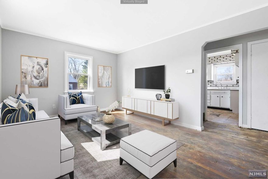 Cape Cod with 4 bedrooms and 1 bath on corner lot with very functional floor plan. Great light throughout because of southern exposure. Bedrooms on both first and second floor. Half dormered for added ceiling height. Attached garage connects to basement. High ceilings in basement begging to be finished. Huge backyard, open and flat.