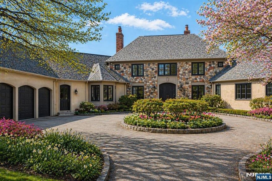 Welcome to luxury living in Smoke Rise, where this exceptional estate offers approximately 6,000 sq ft of refined living space w/magnificent views thru-out. Long private drive leads to a circular driveway & front entrance opens to a grand Foyer w/double guest closets. LR w/fpl, FDR w/sliders to a slate patio, expansive Great Rm w/fpl and additional patio access, perfect for seamless indoor-outdoor entertaining. Library w/marble fpl & Crawford ceilings adds timeless elegance. 1st flr Master Suite with walk-in closet and jetted tub, additional BR w/walk-in closet and fbth w/handicap-accessible shower. MEIK equipped w/center island, Corian countertops, pantry & sep din area, complemented by a Butler's pantry, Laundry Rm and 2 Powder Rms complete this level. 2nd flr offers BR w/fbth and oversized wlk-in closet, additional BR, Office, Art Studio, Sitting Rms, Bonus rms and another fbth. Huge Finished Bsmt expands the living space w/ a BR featuring a fpl and fbth, Rec Rm, Wine Cellar, Fitness area, additional fbth & 1/2 bth and an abundance of flexible living space. Additional highlights include walk-up attic, hardwood flrs under w/w carpeting, 2nd staircase, 3 car built-in Gar w/electric car charger and Sunroom leading to a private Backyard oasis with I/G pool. Enjoy resort-style living in the gated Smoke Rise community, offering 24 hr security, private 120-acre lake for swimming, boating & fishing, tennis, horseback riding, clubs, dining and year-round activities.