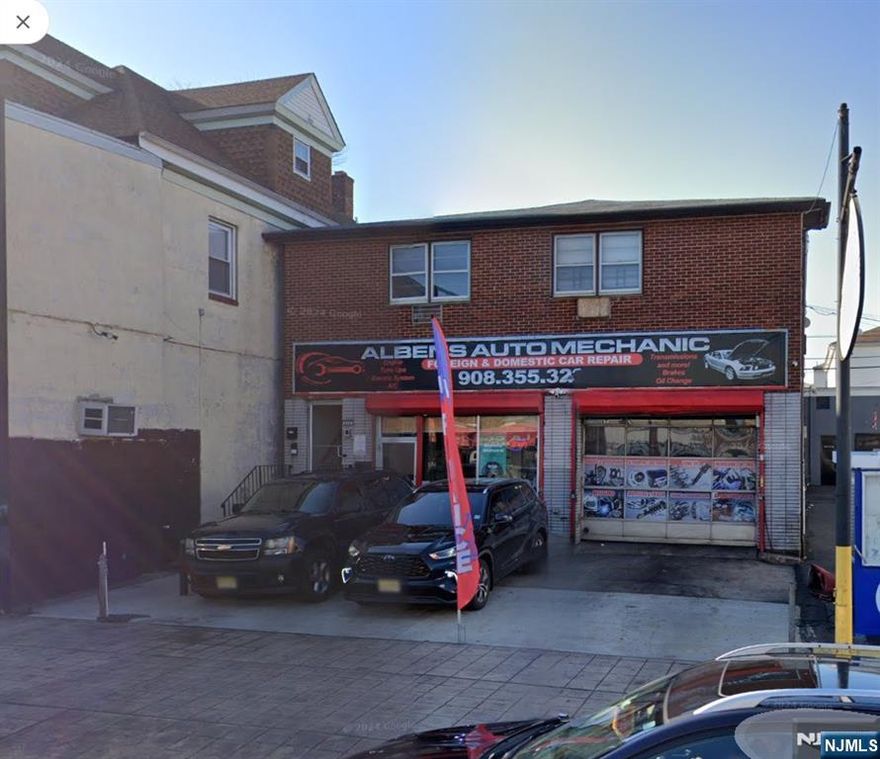 Prime Mixed-Use + Redevelopment Opportunity in Elizabethport! 552-554 Elizabeth Ave is a cash-flowing mixed-use property featuring 2 large 2-bed/1-bath apartments, 1 non-conforming 1-bed unit, and a commercial space currently operating as an auto repair shop. Held by the same owner for over 30 years, all units are rented with under-market rents, offering excellent value-add potential. Situated on a double lot and zoned R-4, the property may allow for redevelopment into a larger mixed-use building, multi-family, or townhouse-style units (subject to city approvals). Just blocks from the Elizabeth waterfront and transit to NYC, this is a rare opportunity to increase rents or reposition the site entirely in a rapidly growing area. Sold as-is. Buyer to perform all due diligence.