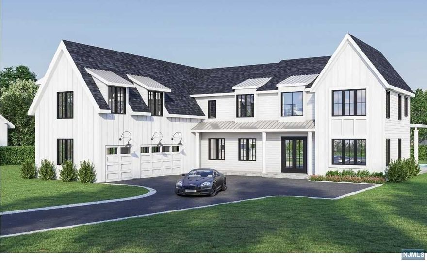 Stunning 6 BR, 6.5 Bath new construction home idyllically set on a picturesque .5 acre cul-de-sac property in an exclusive & private neighborhood. This masterfully designed 8,400 sq. ft home by premier builder, New Luxury Homes, offers breathtaking panoramic views of White Beeches Country Club golf course, high end finishes & keen attention to detail throughout. Front covered porch; double story EF; LR; DR; office/guest rm w/adjacent bath; Mud Rm; Gourmet Kit. w/breakfast area & high end appliances; Butler's Pantry, Powder Rm, Great Rm w/gas fpl opens to 2nd fl and covered patio. 2nd level offers 4 ensuite bedrooms including a luxurious Primary Suite; Laundry Rm. Lower Level recreation rm, bedroom, full bath, gym, media room. 3-car Garage. Haworth is home to a top rated K-8 school & Northern Valley High School, 2 private golf & country clubs and 3 mile reservoir nature trail. 11 miles to GW Bridge; minutes to world class dining & shopping. Your private oasis awaits. Come visit!