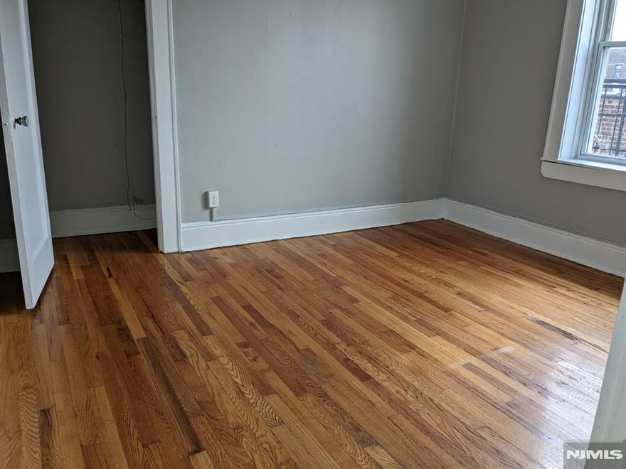 Bright and Renovated 1 bedroom 1 bath in the heart of Hackensack. Clean and secure building. Apartment features 1 large bedroom, stainless steal appliances and hardwood floors. Plenty of counter space. kitchen/ living room combo. Laundry in building. One block from the train station. Water an heat included in rent. 1.5 month security deposit. Just meet credit and income requirements. Schedule your tour today!