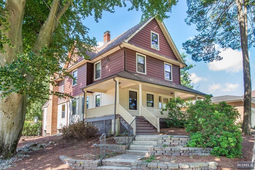 They don't make 'em like this anymore!! Truly one of a kind! Turn of the Century 1900's Victorian Colonial with the charm of yesteryear updated for today's modern living. Beautifully manicured grounds lead to the airy Mahogany wrap-around front porch. First floor features Hardwood floors, detailed molding & woodwork. Expansive Great room w/ Fireplace overflowing with natural light open to nicely appointed eat-in kitchen with stainless appliances. Formal dining room is perfect to host large gatherings! Powder room and an additional room that can be used as an office or playroom complete the 1st. floor. Upstairs you will find a HUGE primary suite with marble bath and soaking tub, 3 nice sized bedrooms and main bath. Walk up 3rd Floor w/Bedroom & large storage area. Enjoy the beauty of the outdoors when you step onto the deck overlooking PRIVATE backyard, paver patio w/ fire pit, pond & gazebo! Relax and watch the sunset, make some s'mores or listen to the trickle from the gorgeous p