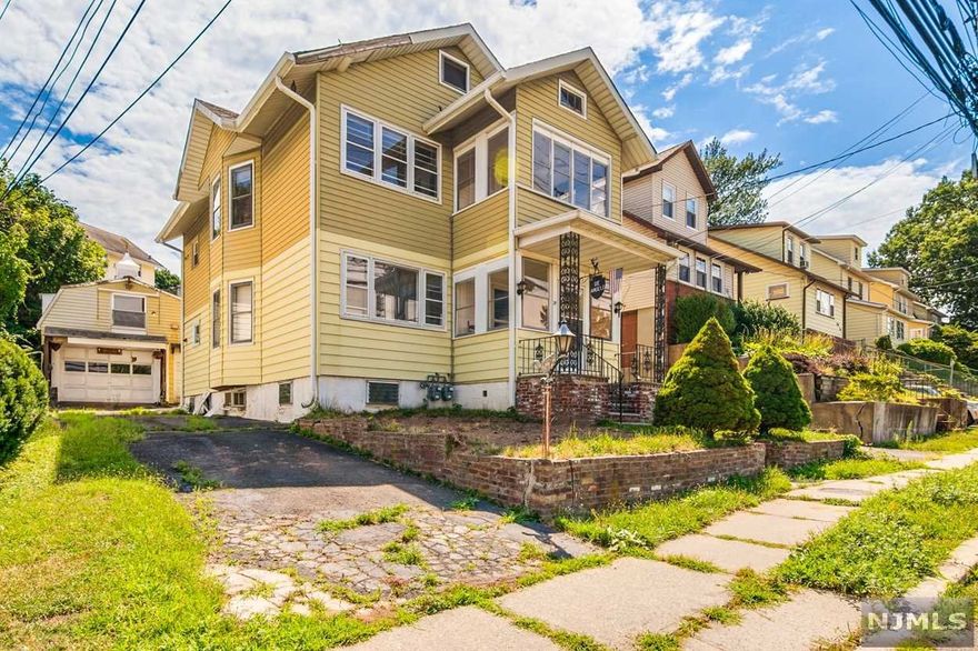 LOCATION LOCATION LOCATION!! Excellent opportunity to own a 2-family property in a PRIME location of Nutley with incredible income potential. You have great options here - Live in one Unit , Rent out the other Unit or purchase and make this property a great InvestmentProperty to be delivered Entirely Vacant- 2 bedrooms one bathroom in each unit! Partly finished Basement - Long Driveway with 4-5 car parking! Property is being SOLD AS IS - Property is in need of some TLC ! Conveniently located down the street to all major highways, NY transit, schools, parks, and Nutley's fabulous downtown shopping and dining district. Don't miss this one.