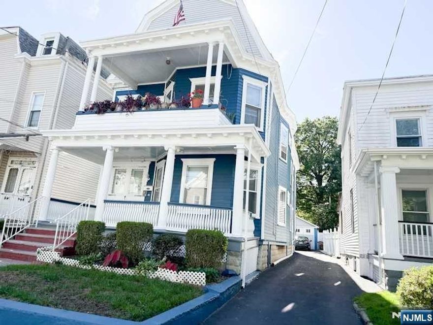 A large two family in move-in condition, ground level features formal living room, dining room, eat-in kitchen, bathroom hardwood floors, porch, and carpet. Second floor is spacious with living room and three large bedrooms and a full bathroom. Master's bedroom has a door that leads to an open porch. Third Level has two large bedrooms and a full bathroom and a fire escape. This property has been well maintained and also have a shade in the backyard for extra storage. Lots of pantry spaces. Seller will prove Certificate of Habitability from the Municipality at closing.