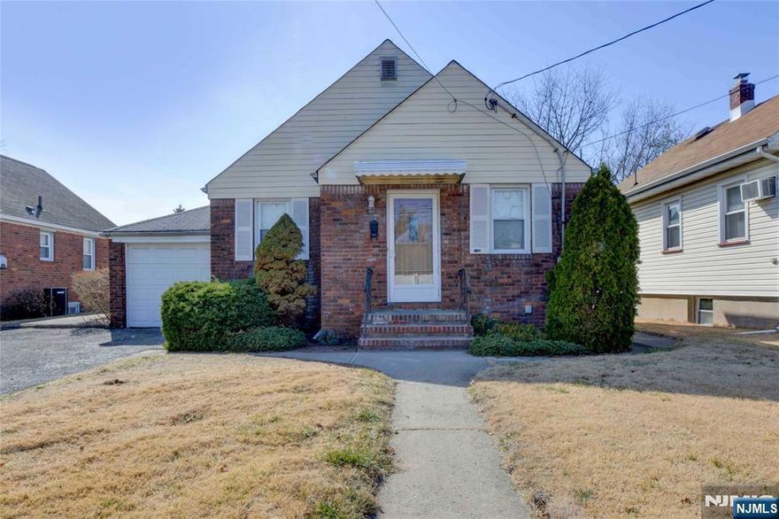 Welcome to this charming, move-in-ready Cape Cod-style home! The first floor offers a cozy living room, an eat-in kitchen, two comfortable bedrooms, and a full bath. Upstairs, you'll find a private third bedroom along with another full bath. The partially finished basement provides flexible space for a recreation or family room, while a separate utility/storage area includes a convenient laundry hookup. Completing the home is a one-car attached garage and a driveway with ample parking for up to four compact vehicles. To help visualize this home's floor plan and to highlight its potential, photos are virtually enhanced and/or virtual furnishings may have been added to the photos found in this listing. The property is being sold 'as-is'. There are not any seller disclosures nor representations. The buyer is responsible for obtaining the CCO, smoke cert. and/or all inspections required to close.