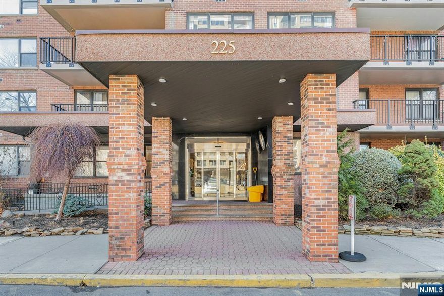 Beautifully maintained 1-bedroom, 1-bathroom condo, offers a private terrace with breathtaking NYC skyline views. Located just a few blocks from the Grove Street PATH Station, itâ€™s perfect for commuters and city lovers alike. Featuring an updated bathroom with ceramic tile, a spacious living room with terrace, kitchen and parquet floors throughout, this home is filled with charm and potential. Situated in a prime location near shops, restaurants, and public transit, convenience is at your doorstep. This building has 24 hrs. doorman service. Maintenance includes water, gas and AC. On site parking is available for an additional fee. Great investment in luxury building. Current HOA is 973 until end of December 2025 then returning to 729. Come, unpack and enjoy!