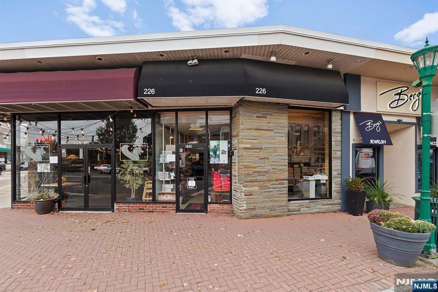 Discover exceptional visibility and foot traffic with this premier retail opportunity just steps from downtown Closterâ€™s vibrant shopping and dining district. Perfectly situated in one of Bergen Countyâ€™s most desirable communities, this versatile space offers excellent exposure, easy accessibility, and a welcoming atmosphere for your business. Enjoy 1200 sq ft of flexible, open-plan retail space. Conveniently located near Closter Plaza, local boutiques, cafés, and major retailers. Large display windows, high ceilings, updated lighting, private restroom, and dedicated parking. Ample on-site and street parking, plus easy access to Closter Dock Road and surrounding towns. Boutique retailers, specialty shops, wellness studios, showrooms, or service-oriented businesses. Join a thriving downtown corridor that combines small-town charm with modern amenities. This is a rare opportunity to position your brand in the heart of Closterâ€™s growing commercial community.