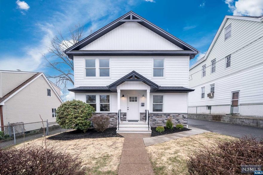 Incredible opportunity to own this stunning home! Add a level Commuters Dreams - located within a close proximity to Plauderville Train Station (walking distance). First floor offers a living room, gourmet kitchen with island, dining room, bedroom and a half bath. Second floor features a master bedroom with a full bathroom and walk-in closet. Two additional bedrooms and full bathroom. Partially finished basement (new floors) with an access to the backyard. Brand new hardwood floors throughout, Central AC/Force Hot Air, driveway for multiple cars and much more!