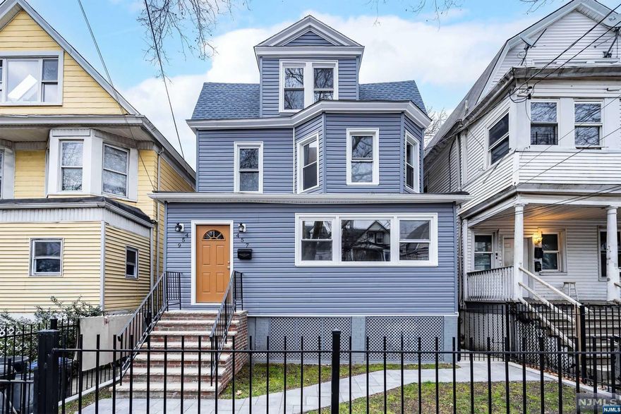 Welcome to this beautifully remodeled home in Roseville neighborhood. The wrought iron fence and pavers create a nice curb appeal. The house features three completely restored floors and a finished basement with a full bathroom. Large entry foyer, sitting room, living room, dining room, and kitchen make up the first level. There are two spacious rooms, a bathroom, and an additional nursery or office on the second floor. Large bedrooms on the third level 1 with walk-in closet. Completely completed basement with private entry, laundry room, and full bathroom. A good-sized backyard that you can customize. This home qualifies for lower interest rate.