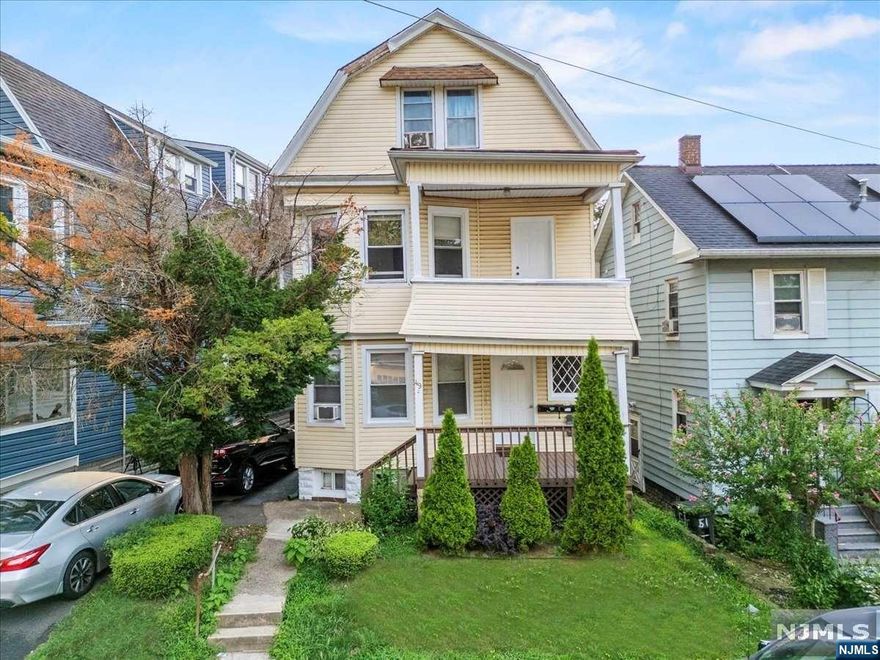 Don't miss out on this outstanding investment opportunity. Come check out this well maintained 3 unit home in Irvington, NJ. Unit 1 and 2 features 3 bedrooms, 1 bathroom. Unit 3 features 1 bedroom and 1 bathroom. Each unit is spacious on all floors, with formal living and eat in kitchen. The finished basement is an added bonus. Parking is available with a 2 car driveway. Property will NOT BE DELIVERED VACANT! Property is being Sold As-Is.