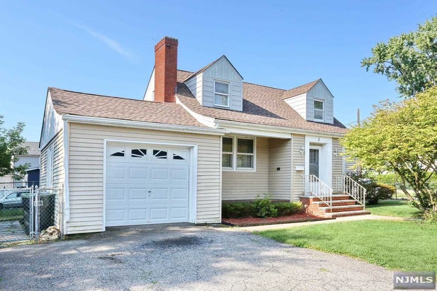 BRING YOUR VISION TO THIS CAPE COD HOME!!!THE FIRST FLOOR OF THIS HOME OFFERS AN ENTRY FOYER W CLOSET,LIVING RM,KITCHEN W DINING AREA,2 BEDROOMS AND A FULL BATH. SECOND FLOOR OFFER 2 BEDROOM AND A FULL BATH. FULL UNFINISHED BASEMENT. 2 YEAR OLD ROOF AND NEW FRONT STEPS!!!GREAT LOCATION!CLOSE TO PUBLIC TRANSPORTATION AND SCHOOLS.GREAT OPPORTUNITY TO MOVE INTO THE WONDERFUL TOWN OF BERGENFIELD!!! THIS HOME IS BEING SOLD STRICKLY AS IS