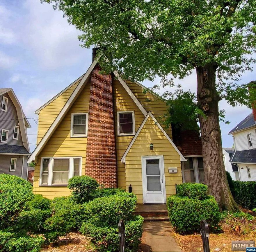 1 BLOCK FROM MANOR PARK IN THE PRESTIGUOUS MANOR SECTION. SPACIOUS LIVING ROOM WITH ADJOINING DEN, WOOD BURNING FIREPLACE AND PRESERVED HARDWOOD FLOORS UNDER CARPETS. NATURAL LIGHT POURS INTO EACH ROOM THROUGH 9 FT CEILINGS. NOSTALGIC TOUCHES ADORN THIS TUDOR STYLE COLONIAL HOME WITH 3 BEDROOMS ON THE SECOND FLOOR AND A FINSIHED ATTIC ON THE THIRD FLOOR. FULL UNFINISHED BASEMENT WITH WALKOUT TO THE ATTACHED GARAGE. PRIVATE DRIVEWAY WITH PEACEFUL BACK YARD YIELDS A CHARMING HIDEAWAY. CLOSE TO PARKS, SCHOOL, HOUSES OF WORSHIP AND SHOPPING. NYC BUS 3 BLOCKS AWAY. DECAMP #44, #99, #76 NEWARK TO PENN & EZ RIDE #232 TO HARRISON TO PATH. HOME IS BEING SOLD 'AS IS.' INSPECTIONS FOR INFORMATIONAL PURPOSES ONLY. MULTIPLE OFFERS; HIGHEST AND BEST DUE SATURDAY AUGUST 12, 2023 12PM.