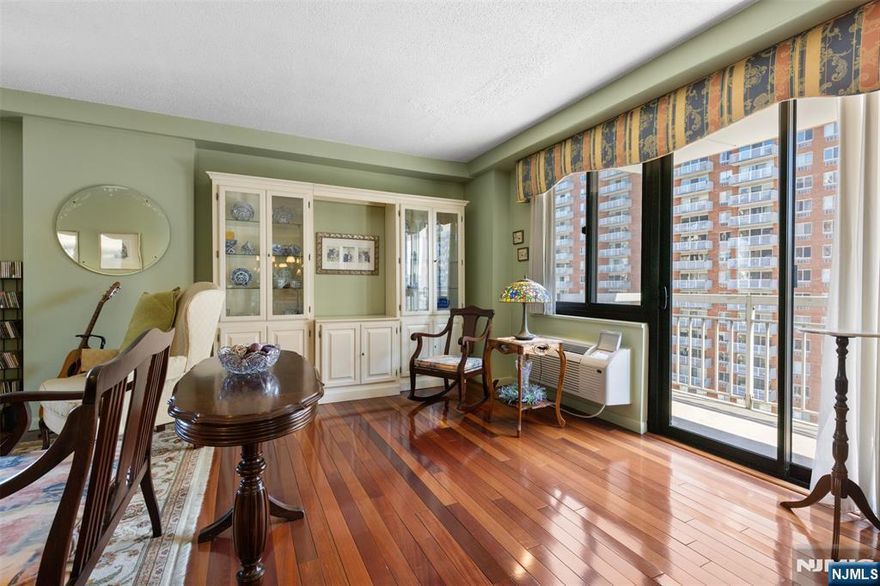 **Stunning Two-Bedroom Co-Op with Partial City Views** Welcome to your dream home! This beautifully maintained two-bedroom, two-bath co-op is situated on the ninth floor, offering partial views of the city skyline. The spacious living room is perfect for both relaxing and entertaining, filled with ample natural light. The primary bedroom features a walk-in closet, providing plenty of storage space, while the second bedroom offers versatility for guests, a home office, or a cozy den. Both bathrooms are well-appointed with contemporary fixtures and finishes, ensuring convenience and comfort throughout. Additionally, this residence includes one dedicated parking space for easy access to your new home. You'll also enjoy the onsite pool, perfect for unwinding on warm days or lounging with friends. Donâ€™t miss the opportunity to make this wonderful co-op yours!