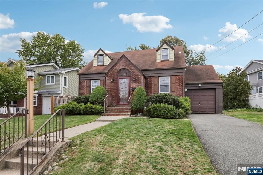 Welcome to this lovingly maintained 4-bedroom, 1.5-bath expanded Cape Cod nestled on a desirable residential street. The first floor features a spacious living room, a modern eat-in kitchen, a cozy family room, and two large bedrooms with an updated full bath. The second floor offers two additional generously sized bedrooms, a half bath, and a versatile landing areaâ€”ideal for a home office or reading nook. Conveniently located near major highways, with easy access to trains and buses into NYC, making your daily commute a breeze. This home blends timeless charm with modern updates and unbeatable convenience. A must-see for anyone seeking comfort, space, and location.