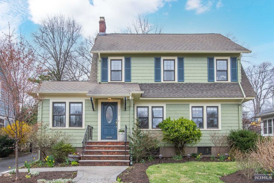 There's more room than meets the eye in this picture-perfect, light-filled colonial! Charming details mix w/modern upgrades to make this home comfortable & welcoming. A wall of gorgeous built-in bookcases lines the LR, which is adjacent to the DR, home office & mud room. The updated kit leads into a spacious FR w/breakfast area & powder room. Spanning the width of the house, the family room is highlighted by a vaulted ceiling, skylights & sliding doors to the expansive paver patio & yard. 3 large bedrooms & a renovated full bath complete the 2nd level. A private primary suite incl a spacious walk-in closet & beautifully renovated bath complete the 3rd level. The basement rec rm w/full bath is a perfect place to hang out or have guests stay over. This amazing home is completed by an oversized 2-car garage w/enormous, finished loft space above, ideal for an artist's studio or private retreat! Walk to NYC train at Walnut St station (Farmer's Market) or grab city bus right out front.