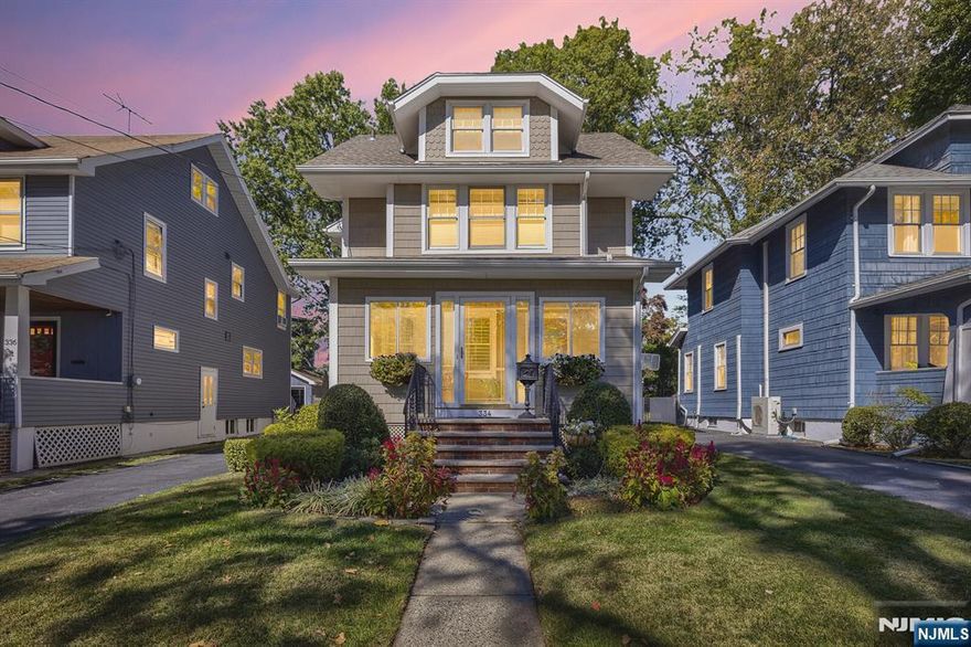 Experience pride of ownership in this beautifully maintained and expanded colonial in the heart of Rutherford! Extended in 2002 from the ground up to the second floor, this home blends timeless style with modern comfort. The first floor features an enclosed porch, inviting living room, formal dining room, large eat-in kitchen, and an in-law suite with a wood-burning fireplace , full bath (currently used as a family room). Upstairs offers a spacious primary bedroom, main bath, three additional bedrooms, and another full bath. A walk-up attic and partially finished basement with rec room, full bath, laundry, and storage provide plenty of extra space. Enjoy the fully fenced yard with a patioâ€”perfect for gatherings! Additional features include hardwood flooring, two gas heating systems, central A/C, sprinkler system, and a convenient location near schools, shops, and major highways.