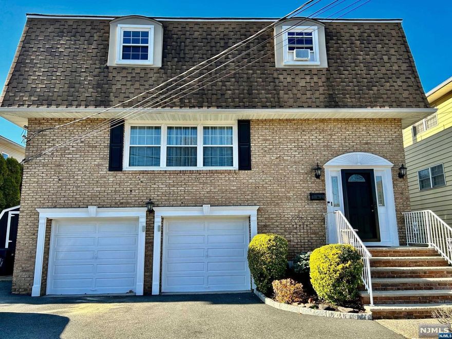 WELCOME HOME TO THIS BEAUTIFULLY APPOINTED 2 FAMILY WALKOUT LEVEL OFFERS 2 CAR GARAGES, IN LAW SUITE LARGE OPEN EIK, LIVING ROOM, BDRM AND NEW BATH AND LAUNDRY ROOM FOR FLOOR ONE AND TWO. FIRST FLOOR IS MONTH TO MONTH THERE 8 YEARS AND PAYS 2/3 PSEG AND QUARTER OF THE WATER BILL LARGE L/R-DR, EIK WITH NEW QUARTZ COUNTER TOPS, BDRM,BDRM,BDRM WITH A SWEETHEART BALCONY AND A FULL BATH.SHE OWNS HER REFRIGERATOR. SECOND FLOOR IS IN A LEASE UNTIL MAY 2024. ALL COMPLETELY RENOVATED NEW KITCHEN, NEW BATH, LR-DR, EIK, BDRM,BDRM, HOME OFFICE AND A SWEETHEART BALCONY. PAYS HIS OWN PSEG AND PAYS HALF OF THE WATER BILL. ALL APPLIANCES STAY AND HAS DRIVEWAY PARKING FOR ONE CAR.