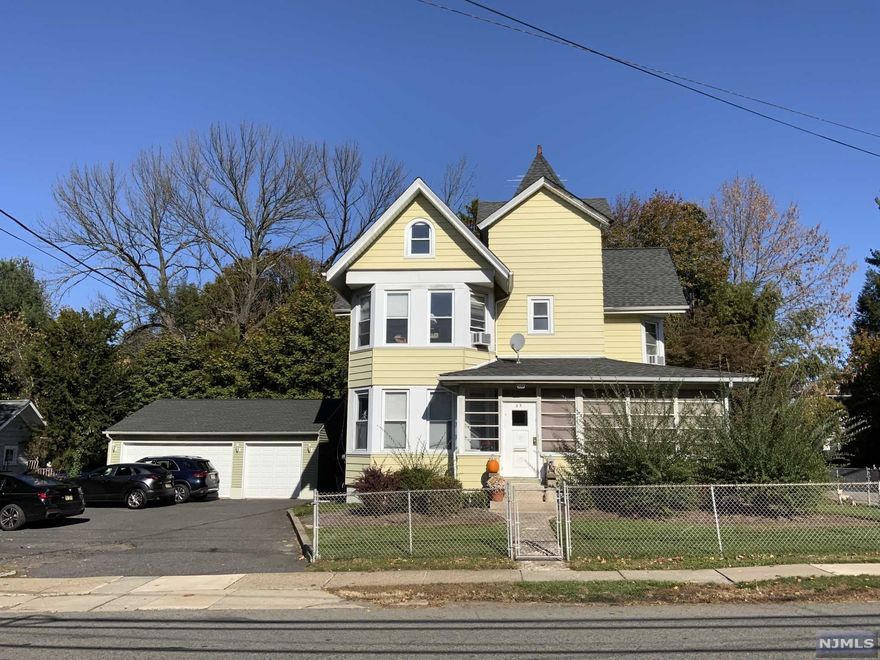 GREAT INVESTMENT OPPORTUNITY. COME AND VIEW THIS LEGAL, NON CONFORMING, TOP/BOTTOM 2 FAMILY HOME. CURRENT TENANTS ARE ON A MONTH TO. MONTH BASIS. SITUATED ON A 100 X 90 PROPERTY ON A CORNER LOT WITH A 3 CAR DETACHED GARAGE AND LARGE 6 CAR PARKING LOT. EACH FLOOR HAS 2 ENTRIES INTO THEIR UNIT. FIRST FLOOR OFFERS A EAT IN KITCHEN, LIVING RM, FORMAL DINING RM, 2 BEDROOMS, 2 FULL BATHS AND AN ENCLOSED SIDE PORCH. ENTRY DIRECT INTO THE PARTIALLY FINISHED BASEMENT. THE 2ND.FLOOR OFFERS A EAT IN KITCHEN, LIVING RM, 2 BEDROOMS, 2 FUL BATHS AND A FINISHED WALK UP ATTIC PRESENTLY USED AS A 3RD.BEDROOM. ACCESS TO THE BASEMENT FROM OUTSIDE DOOR. HARDWOOD FLOORING IN BOTH UNITS, FIRST FLOOR HAS CENTRAL AIR, 2ND.FLOOR HAS WINDOW UNITS. THE FULL BASEMENT IS PART FINISHED WITH LARGE STORAGE AND UTILITIES. 2 GAS METERS, 2 ELECTRIC METERS, ONE WATER METER AND TWO HEATING SYSTEM, 2 SEPARATE HOT WATER TANKS. CLOSE TO SCHOOLS, SHOPPING AND PUBLIC TRANSPORTATION.