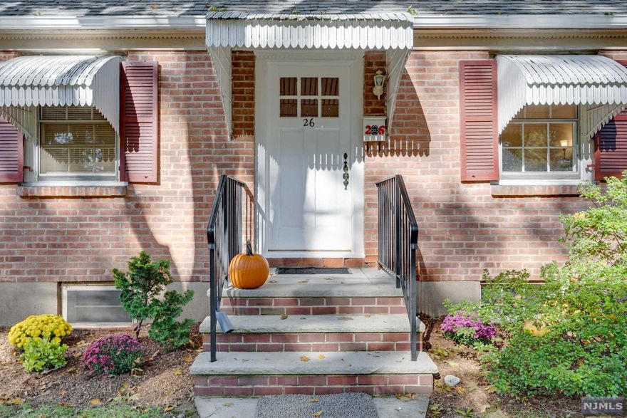 Welcome to this lovely Cape in the MOST FRIENDLY Neighborhood!! So close to Downtown Westwood for awesome shopping & excellent restaurants & Train. A COMMUTER'S DREAM!!! GSP -1 mile..... The home sits on a spacious corner property & features on the First Floor 2 Bedrooms & Full Bath, Eat-In Kitchen & Living RM w/fireplace with newly finished hardwood floors. Upstairs is a large spacious Bedroom & Sitting Area. Basement is Partially Finished. Screened in Sunroom leads you to the outside patio area perfect for entertaining. Tennis Courts & Park -2 blocks away....COME and bring your TLC and ideas to make this your " HOME SWEET HOME"-NOT IN FLOOD ZONE!!!! Please note Home is being SOLD AS IS!!