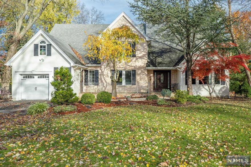 Magnificent custom Cntr Hall Col with a desirable open floor plan and private park-like property in River Vale! Vacation at home with this luxury one-of-a-kind resort-style yard. This entertainer's dream feats a covered outdoor kit w/granite, SS appls, fire pit, and expansive deck overlooking heated pool with new liner. 1st FL features EIK w/granite, Cntr island & French doors leading to a deck spanning the entire length of house. GR has FP & French doors overlooking the oasis-like backyard opening to LR & DR. Additional unique 1st FL BR w/private entrance w/nearby access to the fin bsmt w/full bath, and rec rooms which is all conducive to multi-generational living. Office, PR and XL Lndry complete this lvl. The 2nd fl feat lrg Prim BR including XL walk-in closet, and a bonus unfin room great for nursery or exercise room. You'll love the newly renovated gorgeous Prim Bath w/ lrg shwr and a soaking tub! There are three more BR's w/ lrg closets and FB. Agent related to owner