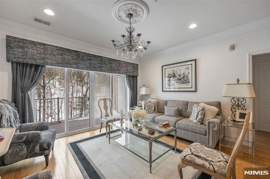 Welcome to Unit 3213â€”an exceptional residence youâ€™re sure to fall in love with. Located in the prestigious 55+ community of Wanaque Reserve, this beautifully upgraded Colfax model has been professionally decorated and impeccably maintained by its original owner. Set in one of the communityâ€™s most desirable buildings, it offers ultimate privacy with serene wooded views. Inside, the gourmet kitchen features granite countertops, a slate tile backsplash, and newer stainless-steel appliances. The spacious dining room is perfect for entertaining, and French doors open to a lovely den/office overlooking treetops. The primary suite is a true retreat with new carpeting, tray ceiling, a spa-like bath with double vanities, an oversized shower, and a walk-in closet. The second bedroom is bright and inviting, and the refreshed hallway bath includes a new outward-swinging glass shower door. A large laundry room with storage sits just off the kitchen, and Storage Unit #2B is conveniently located on the same floor as the residence, also included a deeded Parking space #40. The upgraded tiled patio adds another designer touch that sets this home apart. Enjoy resort-style living with access to a state-of-the-art clubhouse, fitness center, and amenities. This exceptional home is sure to impress even the most selective buyer.