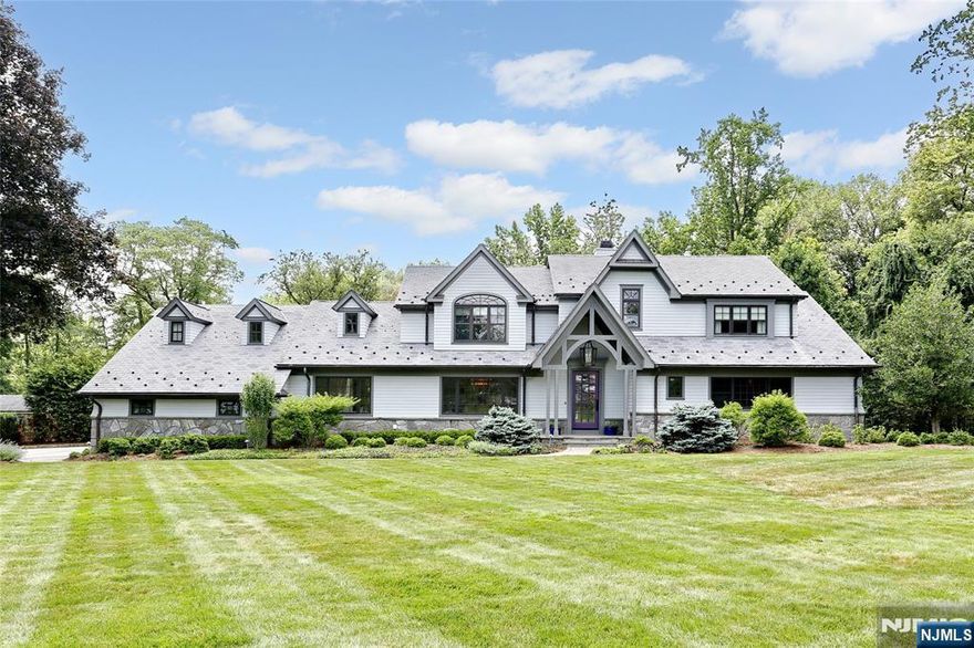 COME AND VIEW THIS SPECTACULAR AND CUSTOM 6 BEDROOM, 8 FULL BATH & 2 HALD BATH COLONIAL STYLE HOME. SITUATED ON A PRIVATE 1.4 ACRE PROPERTY ON A DOUBLE CUL DE SAC. THIS HOME WAS TOTALLY GUTTED, RENOVATED AND EXPANDED JUST 7 YEARS AGO BY THE WELL KOWN AND QUALITY BUILDER/OWNER. NO EXPENSE SPARED!! APPROX 5200 SQ.FT. 1ST.FL:2.STY GRAND FOYER,POWDER RM, OFFICE, BANQUET SIZE FORMAL DINING RM, GOURMET KITCHEN WITH BREAKFAST RM/DRS TO DK,SIDE MUD RM WITH ENTRY FROM 3 CAR ATTACHED GARAGE, LAUNDRY RM,POWDER RM , FAMILY RM/FPL,SEPARATE GUEST SUITE WITH DRS TO YD,FBTH/TUB&SS, SEPARATE BACK STAIRS TO A PRIVATE BR SUITE/FBTH/SS. 2ND.FLOOR OFFERS THE PRIM.BR/DRS TO TERRACE,FBTH/TUB&SS, 2 MORE LG.BR SUITES WITH FULL BATHS. THE AMAZING FULL BASEMENT IS FINISHED WITH A FULL WALK OUT TO REAR PROPERTY. OFFERING A BR/FBTH/SS, WINE CELLAR, GOLF SIMULATOR, THEATER, SPA RM/HOT TUB,STM,SS,INFER RED SAUNA,BATH. THE FENCED IN REAR YARD HAS A HEATED/SALT WATER GUNITE POOL, CABANA/FBTH/SS,GAS FIRE PIT AND BLUESTONE PATIO. SO MANY AMENITIES INSIDE AND OUT, CLOSE TO SCHOOLS, SHOPPING ,HWYS AND PUBLIC TRANSPORTATION. THIS IS A ONE OF A KIND HOME WITH RESORT LIKE LIVING.