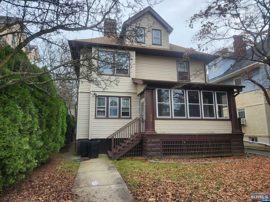 Large Colonial For Sale. 3 Level Home In Passaic Park. Newer Furnace Siding Etc. A Block From Congregation Ahavas Israel and School