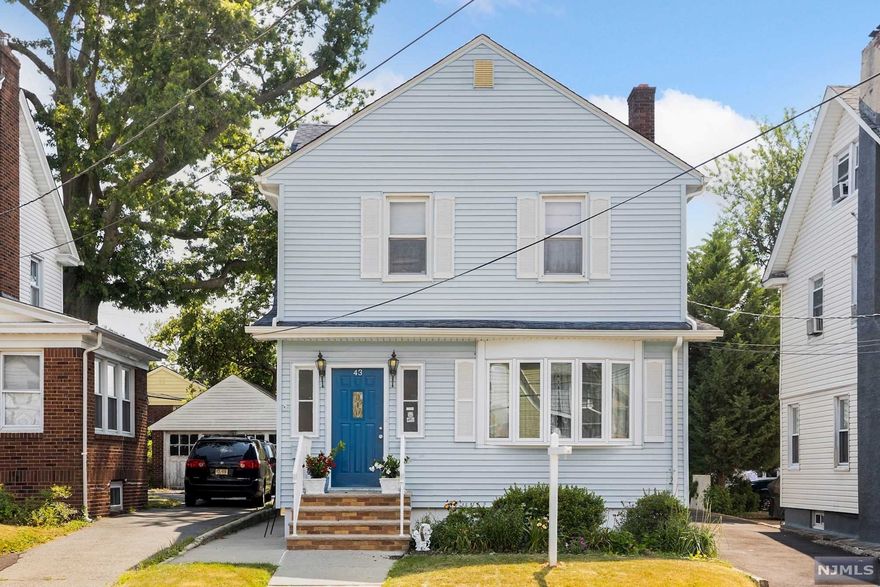 In the heart of North Arlington! Only a few homes away from an elementary school and easy access to many other locations. Not only its desired area, but the chance to make new memories in this Home. A foyer leads you into the first floor that offers your living and dining room, kitchen with a sunlight breakfast area, half bath and an extra bedroom for a one floor living option or an extra entertaining room. Staircase takes you to the second floor where you'll find 3 spacious bedrooms, fully renovated bath only 4 years old and 2 closets for your linens and more. Walk-up attic with a clean feel and easily accessible. From the kitchen you can access the side door to your outside area and finished basement, laundry room and extra half bath. A 1 car garage with a loft for your convenience next to a paved patio and yard space. Plenty of street parking compliments your own, new driveway. Take the opportunity to come see it for yourself. Price improvement to sell!