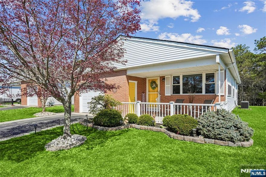 Welcome to Holiday City South in Toms River, Berkeley Twp NJ, a lovely adult community that will fit an active senior lifestyle. This lovingly maintained 2-bedroom, 2 full bathroom ranch s located minutes from the community clubhouse and local conveniences. Relax on the inviting front porch or the private screened-in patio that overlooks the tranquil back yard. Rest well in your large primary bedroom or entertain in your open living room, dining room open space. HOA services cover lawn maintenance and snow removal, as well as an impressive community center with pool and an array of activities. Be on Rte 37 quickly and to the beach in 25 minutes.