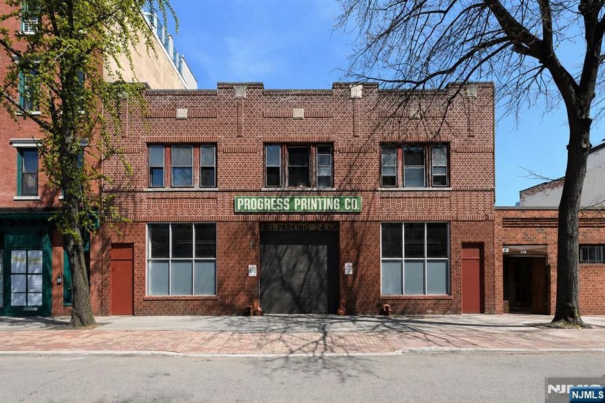 **HPC approved plans for apartment expansion** Rare Mixed-Use Opportunity in Downtown Jersey City. A 50 x 100 industrial building formerly utilized as a print shop, offering approximately 5,000 sq ft on the ground level with office space and bath. The second floor features an additional 1,000 sq ft, including a 1-bedroom, 1-bath residential apartmentâ€”ideal for owner-occupancy or rental income, plus office space and bath. Perfect for end-users, this property presents a prime opportunity to run your business on-site, live above, or redevelop within the Historic and Gateway Redevelopment District. Conveniently located just moments from the PATH, Van Vorst Park, and Jersey Cityâ€™s vibrant restaurant scene, this is a versatile investment in a highly sought-after downtown location.
