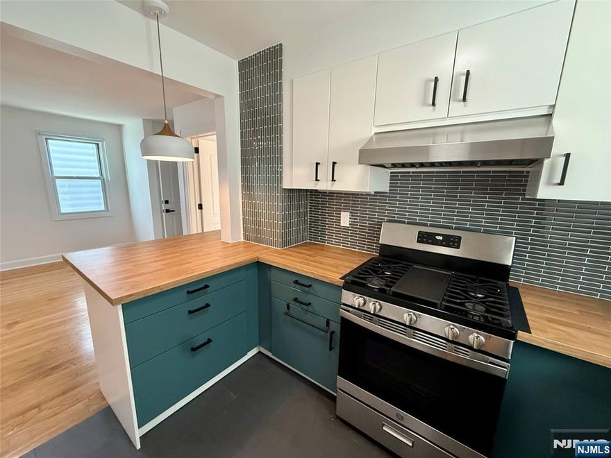 Absolutely stunning 1st floor unit, in Garfield, NJ is now ready for rent. The unit offers 2 bedrooms, living room, dining room, full bath. It has been totally renovated, and it offers plenty of natural light, closet space and storage/ closet space. There are laundry hook ups in basement and designated storage area. Don't wait! This is a gorgeous unit with great layout and easy accessibility will not last long. Street Parking. Residential street and free pre-school in town, offers great accommodation for every family. Don't wait! Set up your appointment today! Garage might be an option for storage for additional fee.