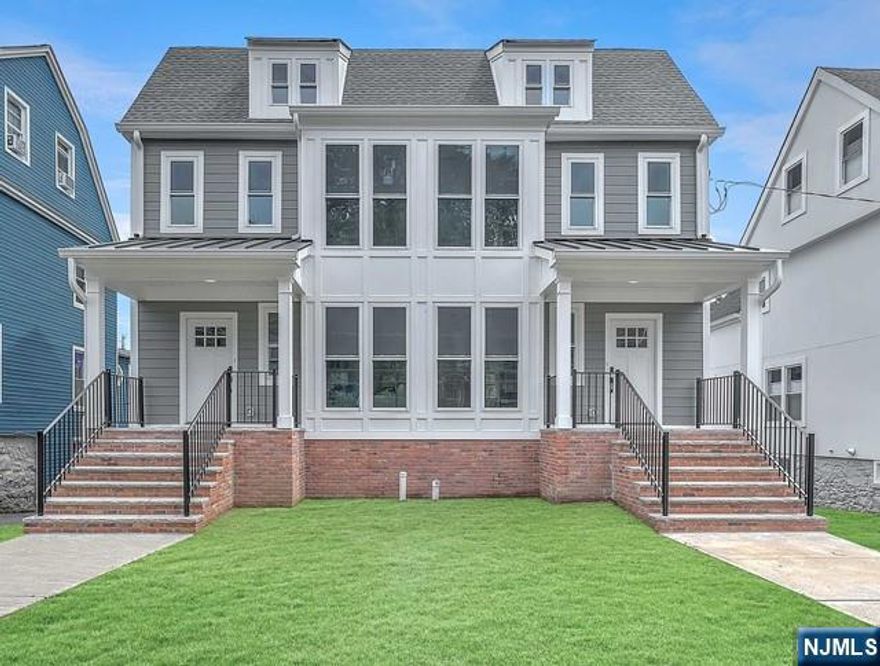 Tastefully gut renovated, open concept 3-bedroom, 3.5 bathroom townhouse with a finished walkout basement and private deck. EVERYTHING is brand new as of 2023: electric, plumbing, central AC & heat, kitchen, bathrooms, hardwood floors & appliances. Located one block from Walnut St. Train Station. Situated between Walnut Street Shops & Train and Bloomfield Ave Restaurants and entertainment. This renovated 3-floor condo features a chefs kitchen with a breakfast bar, stainless steel appliances & ample cabinet space that leads out to a private deck perfect for al fresco dining. The 3rd floor is perfect for your very own private sanctuary featuring the primary suite with its own full bathroom and space for an office off of the bedroom. Each bedroom has custom built-in closets. The walk-out basement can be used as another living quarters with its own full bathroom and laundry room. Walking distance to the midtown direct train to NY Penn Station & Bloomfield Ave. shops. UNIT B