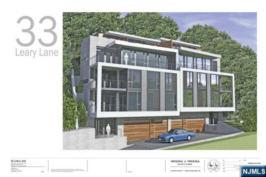 Rare opportunity in Edgewater, NJ! This 13,068 sq ft vacant lot at 33 Leary Lane offers a prime location just half a mile from the George Washington Bridge, with potential for stunning Hudson River and NYC skyline views. Zoned Residential, ideal for a custom single-family home. The lot size and sloping terrain provide unique design possibilities, with potential for a variance to develop a two-family property. A survey is pending, with professional photos coming soon. Don't miss out on creating your dream home in this sought-after area!