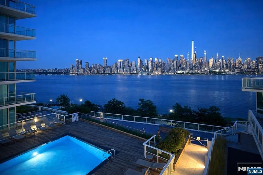 A rare 3 bedroom equivalent residence offering exceptional space, flexibility, and sweeping Manhattan skyline and Hudson River views. Interior designed by Bianca ID Studio, this impeccably upgraded home is truly move-in ready and anchored by a private balcony overlooking the city, river, and resort-style pool, an increasingly rare combination at this price point. The custom chefâ€™s kitchen features premium appliances, bespoke cabinetry, a wine refrigerator, and a vented hood exhausting directly outside the building, ideal for serious cooking. A spa-inspired primary suite is complemented by two additional full-size rooms, perfectly suited for bedrooms, home offices, or guest spaces, offering true versatility rarely found in comparable homes. Additional highlights include in-unit laundry, rich hardwood floors, garage parking, and on-site EV charging. Located within Avora, Port Imperialâ€™s premier waterfront address, residents enjoy 24/7 concierge service, a state-of-the-art fitness center with sauna and steam, co-working and resident lounges, a heated outdoor pool with Manhattan views, fire pit and grilling areas, business suites, catering kitchen, and a golf & sports simulator. With immediate access to the NY Waterway ferry, Light Rail, and NJ Transit, commuting to Manhattan is effortless. An exceptional opportunity for buyers seeking space, privacy, and refined waterfront living in one of the Gold Coastâ€™s most desirable full-service buildings.