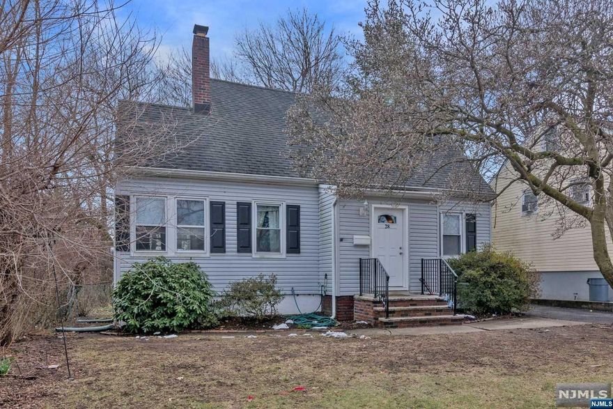 Welcome to this charming 3 Bedroom, 1.5 Bath cape cod style home nestled in the lovely town of Saddle Brook! Boasting hardwood floors and a comfortable floor plan, the entry foyer leads into a nicely sized living room that is perfect for entertaining family and friends and features a brick, wood burning fireplace to especially enjoy on a cold day. A naturally sunlit room off of the living room offers the opportunity for an office or playroom. The dining room and kitchen, as well as a bedroom, complete the first floor. Retire at night in one of two 2nd floor bedrooms. The rear deck and deep backyard are ideal for a BBQ and a game of catch. This is a must see home with endless possibilities.